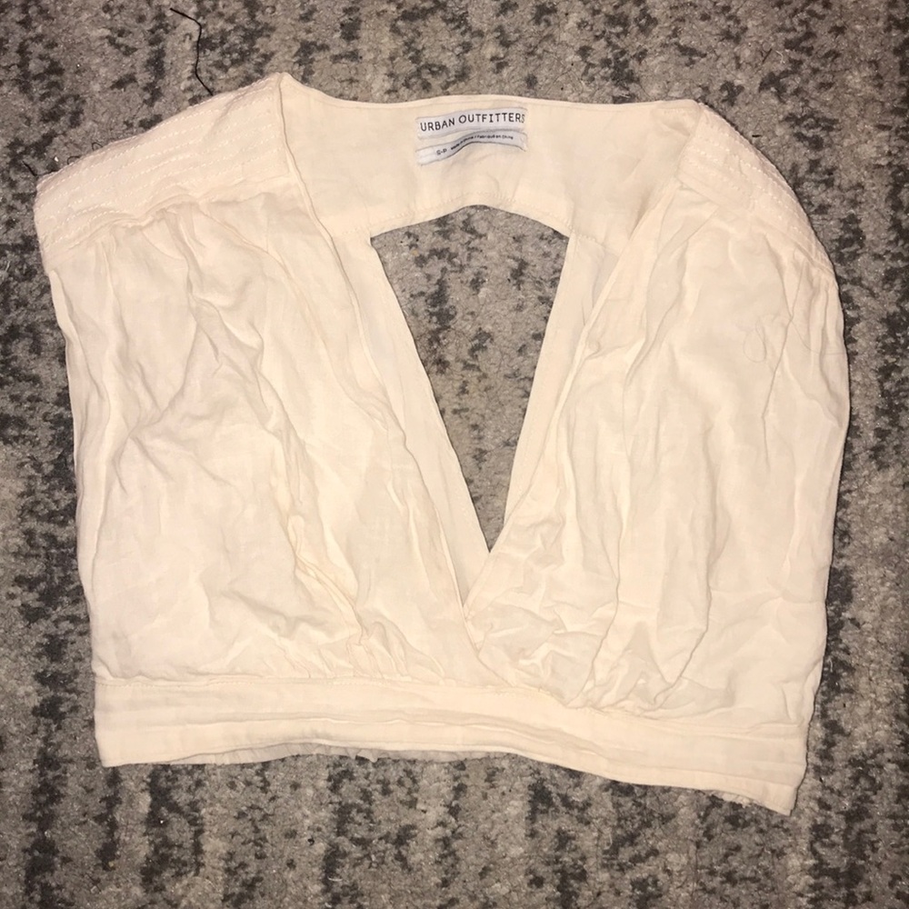 White Urban Outfitters crop top